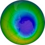 Antarctic Ozone 2016-10